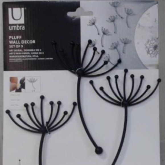 Umbra Pluff Wall Decor 470140-040 Set of 9 - Picture 1 of 2